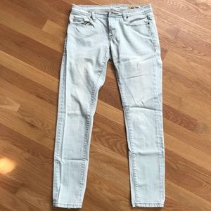 Blank NYC Distressed Light Wash Ankle Jeans